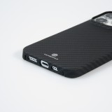 Coque iPhone 16 Pro Max - Carbomile case de protection en fibre de carbone aramide véritable - Noir