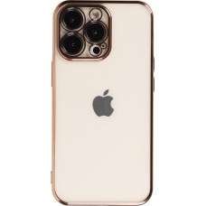 Hülle iPhone 14 Pro Max - Electroplate - Gold