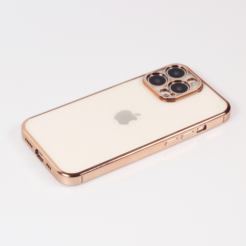 Hülle iPhone 14 Pro Max - Electroplate - Gold
