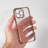 Hülle iPhone 14 Pro Max - Electroplate - Gold