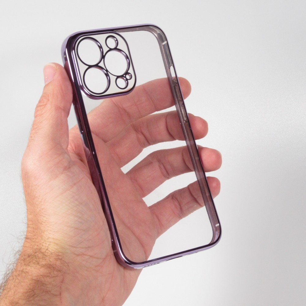 Coque iPhone 14 Pro Max - Electroplate - Violet