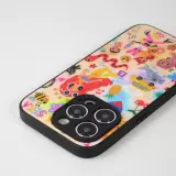 iPhone 14 Pro Case Hülle - Karol G Hot cartoons mit brillanter Oberfläche mit schwarzen Silikon Rändern