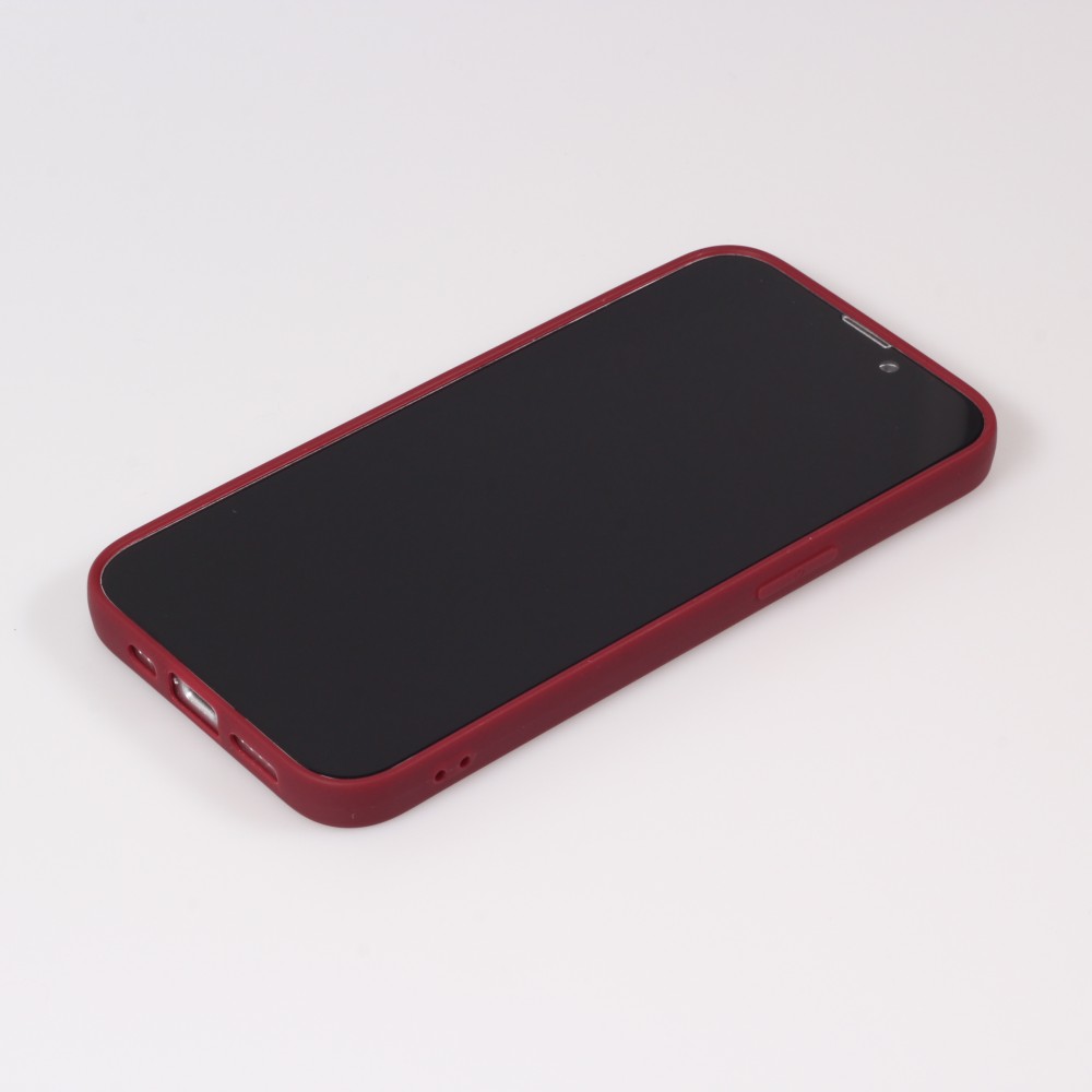Coque iPhone 13 Pro Max - Gel coeur - Rouge