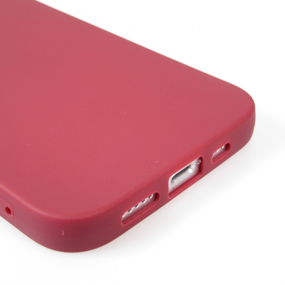 Coque iPhone 13 Pro Max - Gel coeur - Rouge