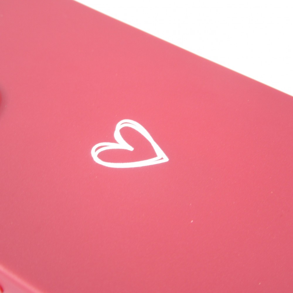 Coque iPhone 13 Pro Max - Gel coeur - Rouge