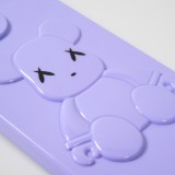 Coque iPhone 13 Pro - Gel Dead bear 3D - Violet