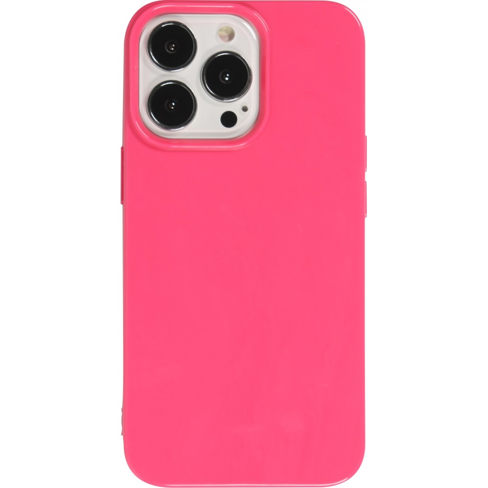 Coque iPhone 13 Pro Max - Gel - Rose foncé
