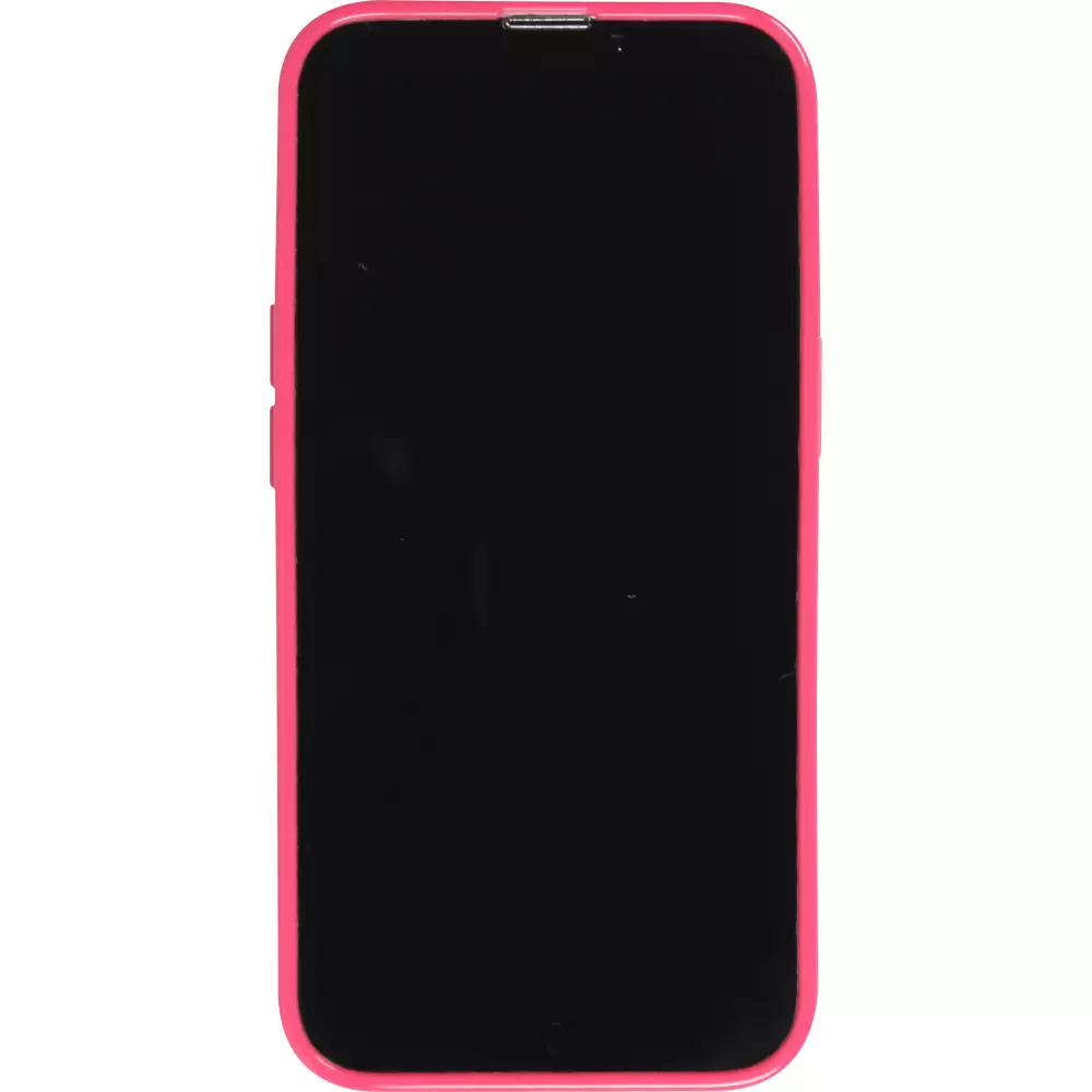 Hülle iPhone 13 Pro Max - Gummi - Dunkelrosa