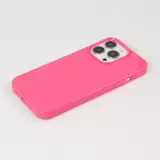 Hülle iPhone 13 Pro Max - Gummi - Dunkelrosa