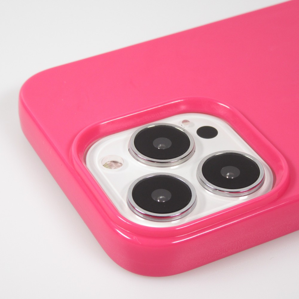 Coque iPhone 13 Pro Max - Gel - Rose foncé