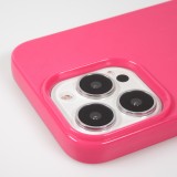 Coque iPhone 13 Pro Max - Gel - Rose foncé