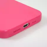 Hülle iPhone 13 Pro Max - Gummi - Dunkelrosa