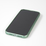 Coque iPhone 14 Pro Max - Gel souple avec vitre de protection caméra MagSafe - Vert