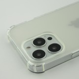 Coque iPhone 15 Pro Max - Gel Transparent Silicone Bumper anti-choc avec protections pour coins