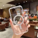 Coque iPhone 15 Pro Max - Gel transparent compatible MagSafe silicone TPU Super Clear