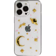 Hülle iPhone 13 Pro Max - Glass 3D Universum - Transparent