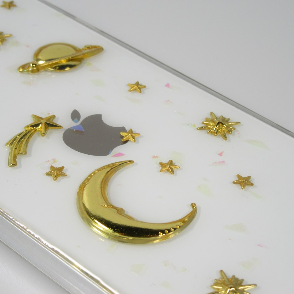 Coque iPhone 13 Pro Max - Glass 3D Espace - Transparent