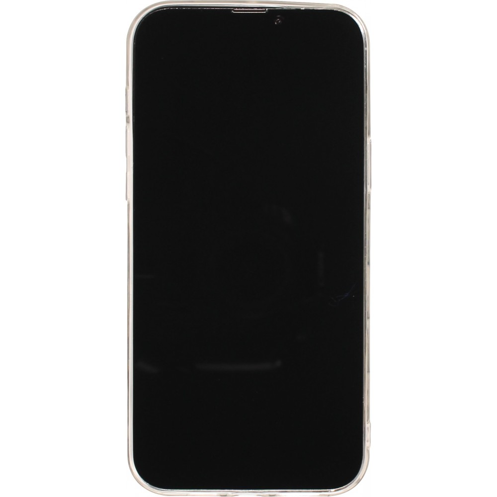 Coque iPhone 13 Pro Max - Clavier d'ordinateur rétro 3D (Disposition aléatoire) - Transparent