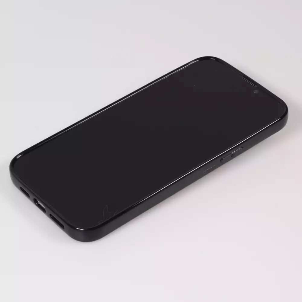 iPhone 13 Pro Max Case Hülle - 3D Herz Gel - Schwarz