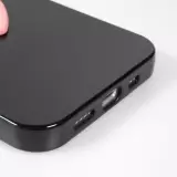 iPhone 13 Pro Max Case Hülle - 3D Herz Gel - Schwarz
