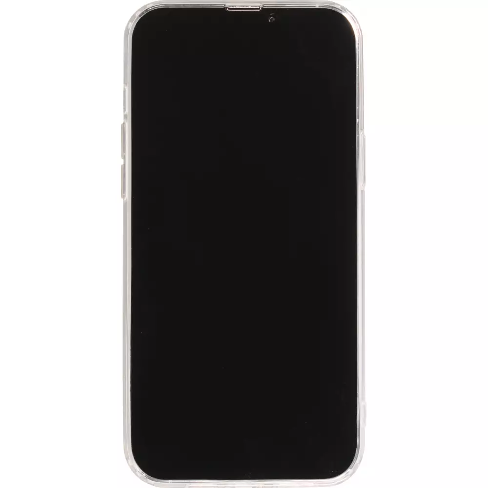 iPhone 13 Pro Max Case Hülle - Gummi mit Kartenhalter - Transparent
