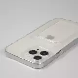 iPhone 13 Pro Max Case Hülle - Gummi mit Kartenhalter - Transparent