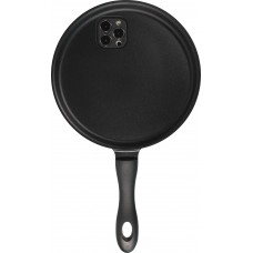 Coque iPhone 13 Pro Max - Poêle plate 3D avec poignée - Noir