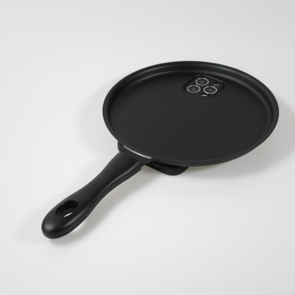 Coque iPhone 13 Pro Max - Poêle plate 3D avec poignée - Noir