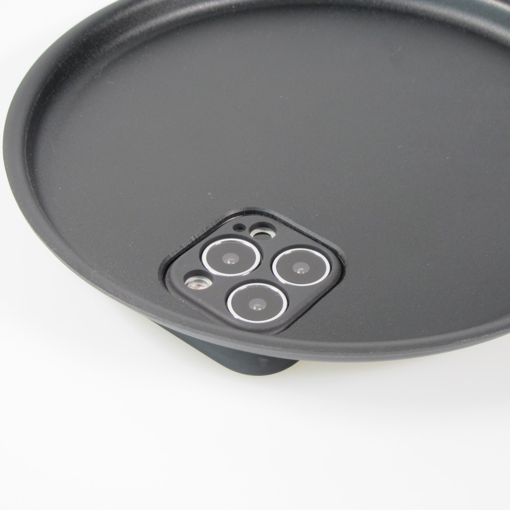 Coque iPhone 13 Pro Max - Poêle plate 3D avec poignée - Noir