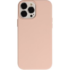 Coque iPhone 15 Pro - Soft Touch rose pâle