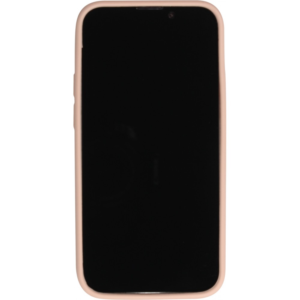 Coque iPhone 15 Pro - Soft Touch rose pâle