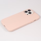 Coque iPhone 15 Pro - Soft Touch rose pâle