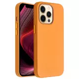 iPhone 13 Pro Max Case Hülle - Qialino Echtleder (MagSafe kompatibel) - Orange