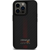 Coque iPhone 13 Pro - Red Bull Racing Carbon Powerbar MagSafe - Noir