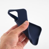 iPhone 13 Pro Case Hülle - Silikon Mat dunkelblau