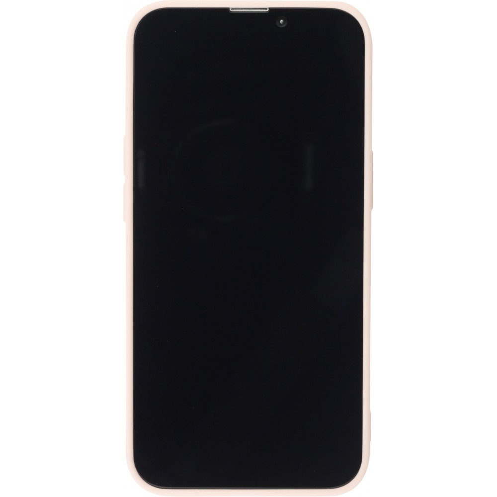 Coque iPhone 15 Pro Max - Silicone Mat - Rose clair
