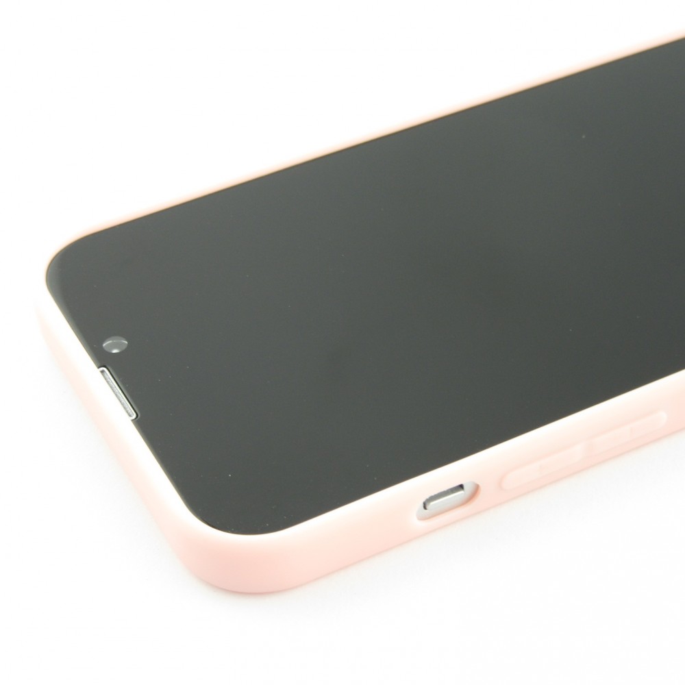 Coque iPhone 15 Pro Max - Silicone Mat - Rose clair