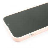 Coque iPhone 15 Pro Max - Silicone Mat - Rose clair