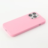Coque iPhone 15 Pro Max - Silicone Mat - Rose foncé