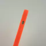 iPhone 13 Pro Max Case Hülle - Silikon mit Kordel und Haken - Orange