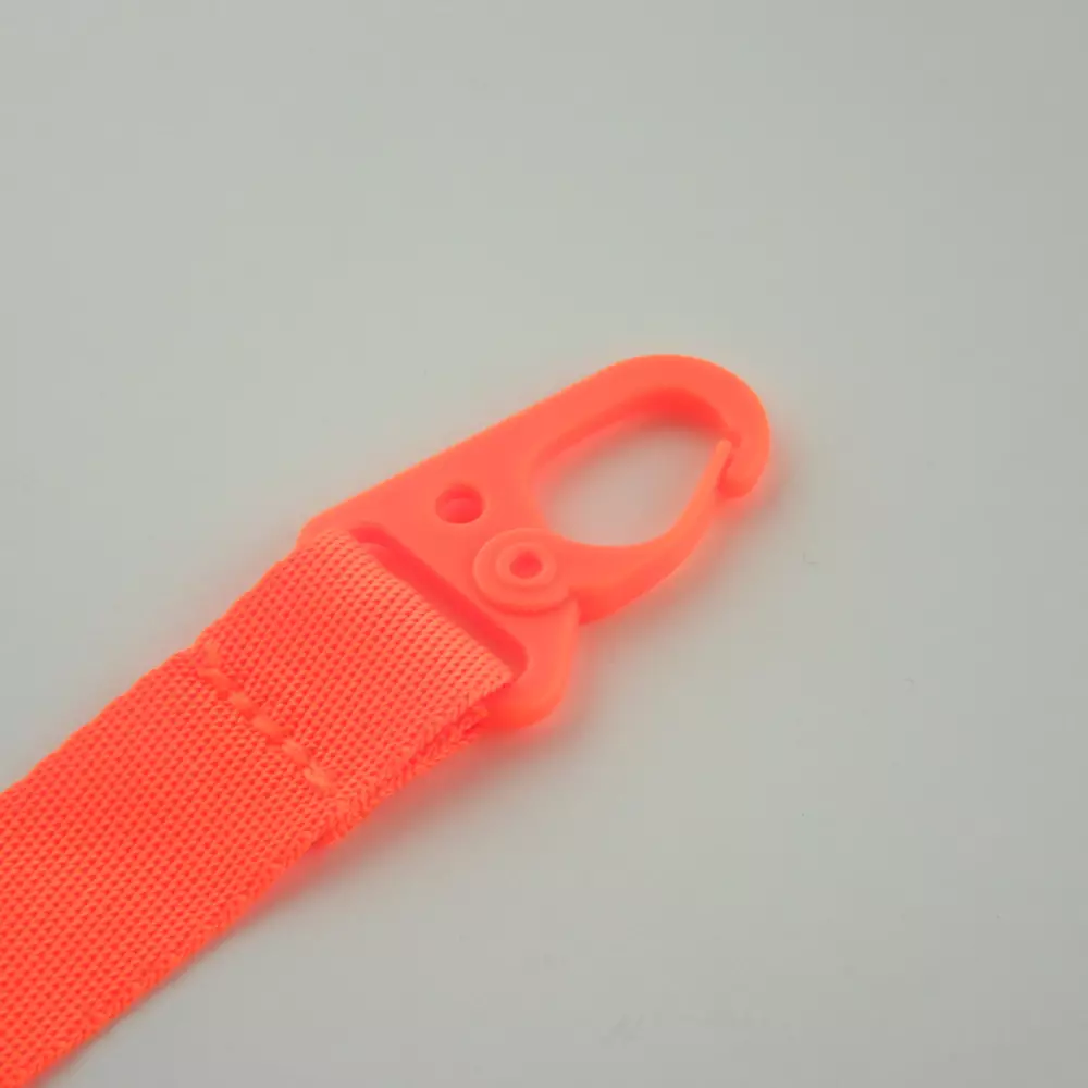 iPhone 13 Pro Max Case Hülle - Silikon mit Kordel und Haken - Orange