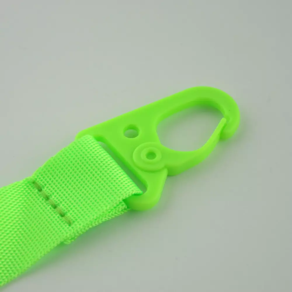iPhone 13 Pro Max Case Hülle - Silikon mit Kordel und Haken - Hellgrün