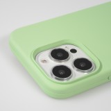 Coque iPhone 15 Pro - Soft Touch - Vert clair