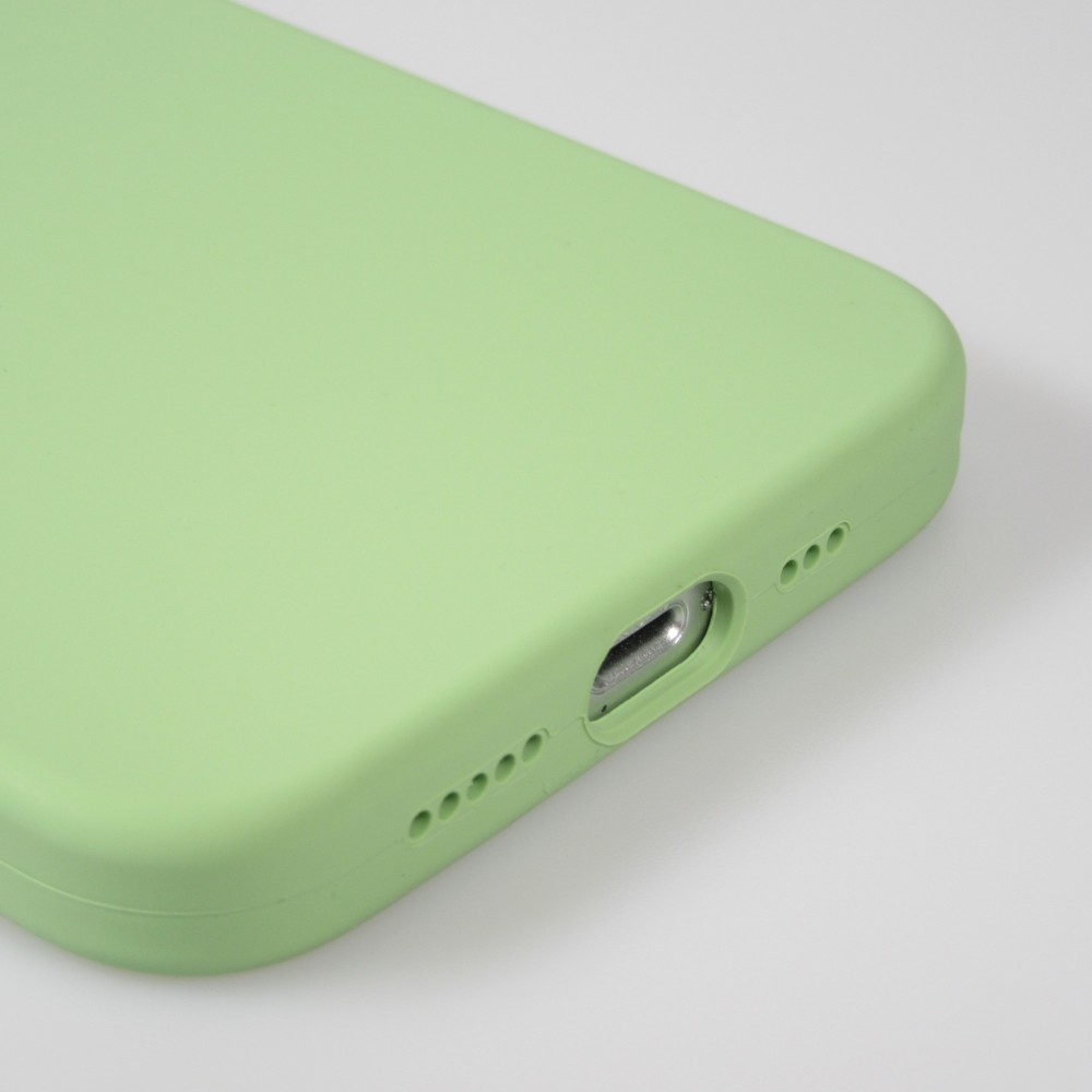 Coque iPhone 15 Pro - Soft Touch - Vert clair