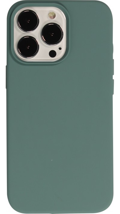 Coque iPhone 13 Pro - Soft Touch - Vert foncé