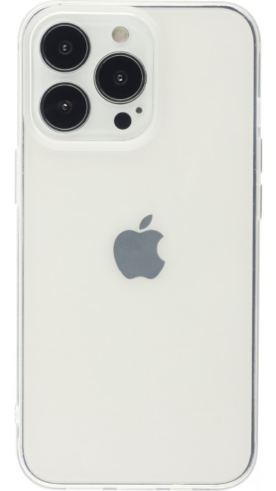 iPhone 15 Pro Max Case Hülle - Ultra-thin Gummi Transparent 0.8 mm Gel-Silikon Superdünn und flexibel