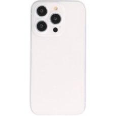 iPhone 13 Pro Max Case Hülle - Plastik ultra dünn semi-transparent matt - Weiss