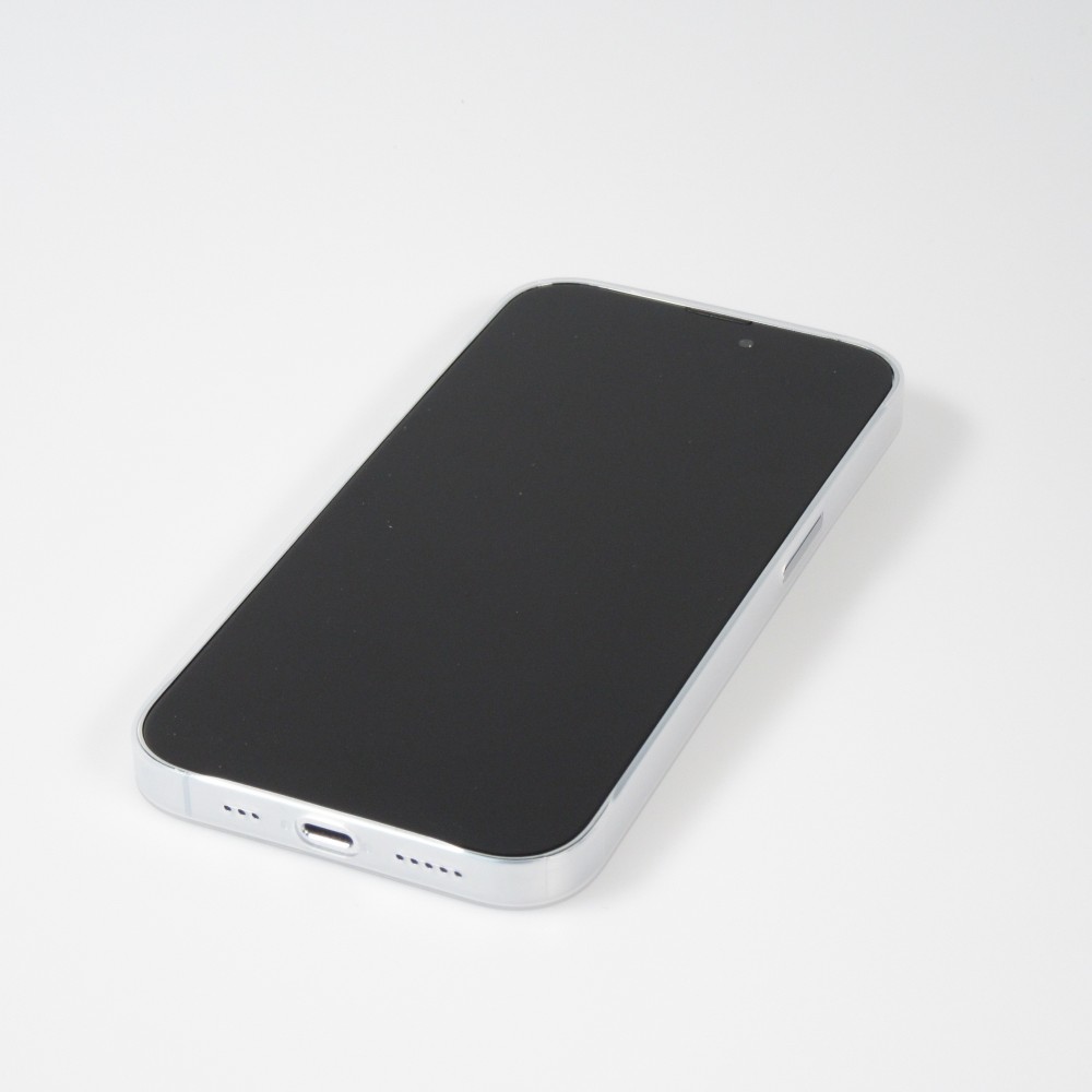iPhone 13 Pro Max Case Hülle - Plastik ultra dünn semi-transparent matt - Weiss