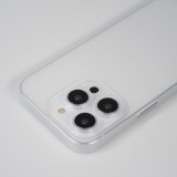 iPhone 13 Pro Max Case Hülle - Plastik ultra dünn semi-transparent matt - Weiss