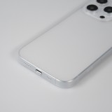 iPhone 13 Pro Max Case Hülle - Plastik ultra dünn semi-transparent matt - Weiss